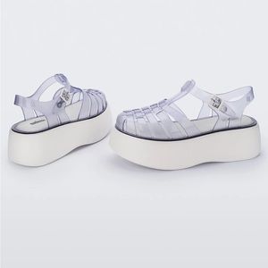 Mini Melissa Possession Plato Platform Sandals Wonen Size 8